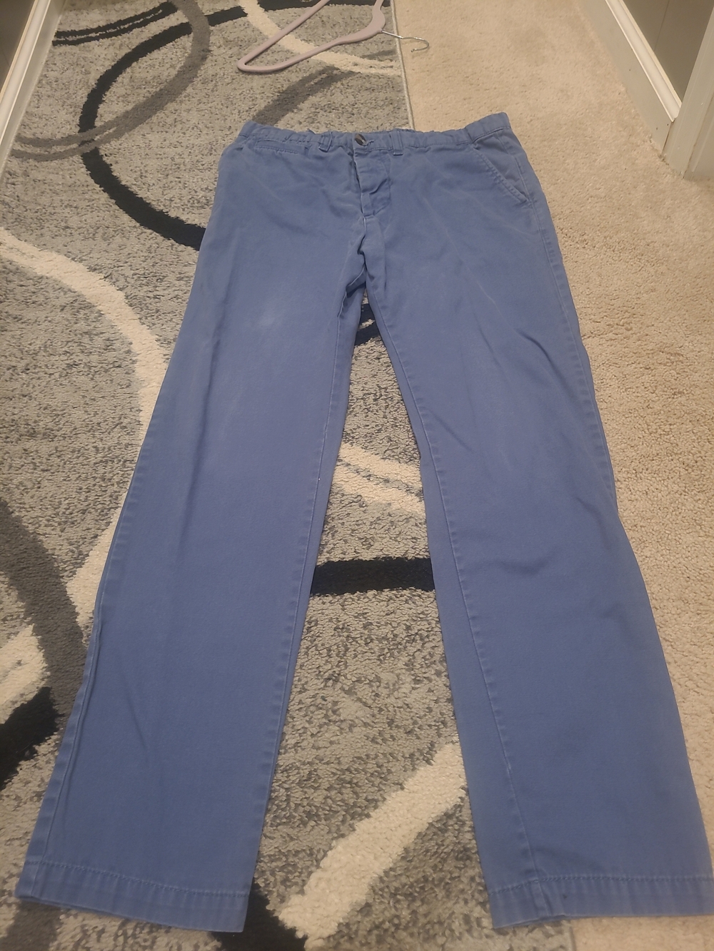 Divided By H&M Mens 32 Blue Slim Chino Pants